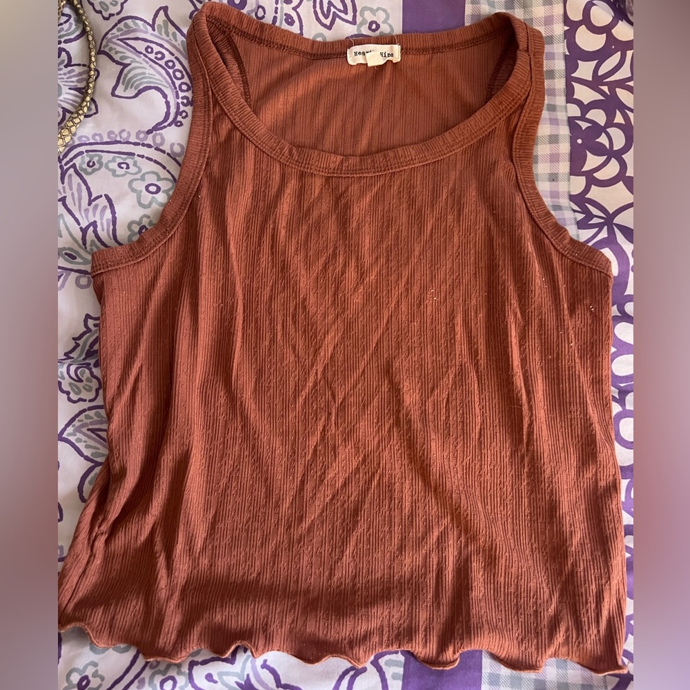 Burnt orange tank